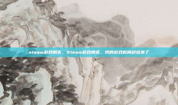 steam游戏刚买,Steam游戏刚买,我的游戏时间却结束了
