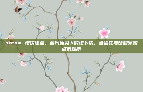 steam 地铁建造,蒸汽轰鸣下的地下铁,当齿轮与梦想穿梭城市脉搏