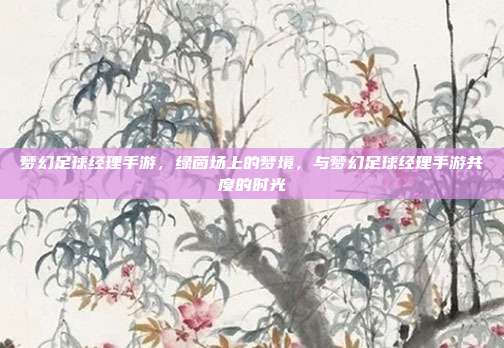 梦幻足球经理手游,绿茵场上的梦境,与梦幻足球经理手游共度的时光