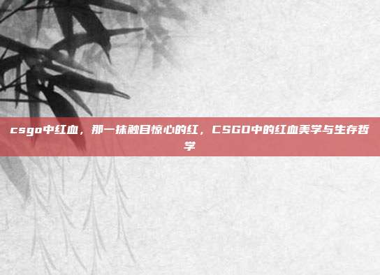 csgo中红血,那一抹触目惊心的红,CSGO中的红血美学与生存哲学