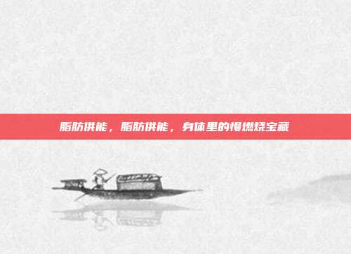 脂肪供能,脂肪供能,身体里的慢燃烧宝藏