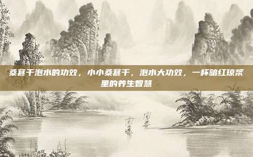 桑葚干泡水的功效,小小桑葚干,泡水大功效,一杯暗红琼浆里的养生智慧