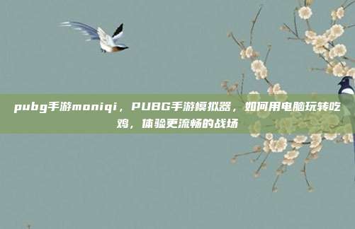pubg手游moniqi,PUBG手游模拟器,如何用电脑玩转吃鸡,体验更流畅的战场