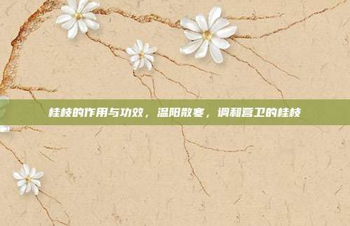 桂枝的作用与功效,温阳散寒,调和营卫的桂枝