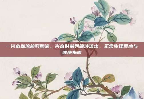 一兴奋就流前列腺液,兴奋时前列腺液流出,正常生理反应与健康指南