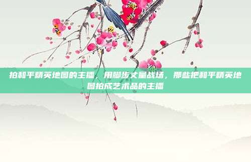 拍和平精英地图的主播,用脚步丈量战场,那些把和平精英地图拍成艺术品的主播
