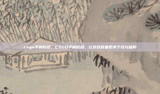 csgo手柄贴纸,CSGO手柄贴纸,让游戏装备更具个性与信仰