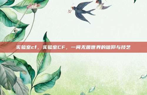 实验室cf,实验室CF,一间无菌世界的信仰与技艺