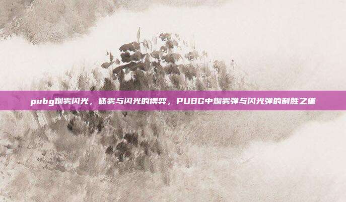 pubg烟雾闪光,迷雾与闪光的博弈,PUBG中烟雾弹与闪光弹的制胜之道