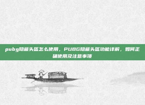 pubg隐藏头盔怎么使用,PUBG隐藏头盔功能详解,如何正确使用及注意事项