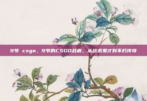 9爷 csgo,9爷的CSGO战痕,从战术鬼才到不朽传奇