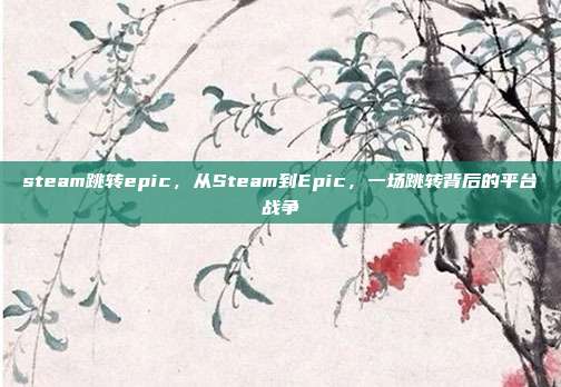 steam跳转epic,从Steam到Epic,一场跳转背后的平台战争