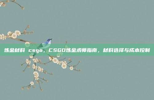 炼金材料 csgo,CSGO炼金术师指南,材料选择与成本控制