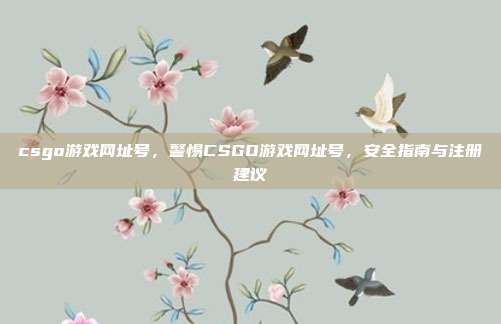 csgo游戏网址号，警惕CSGO游戏网址号，安全指南与注册建议