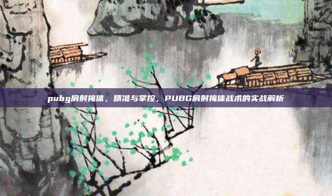 pubg肩射掩体,精准与掌控,PUBG肩射掩体战术的实战解析