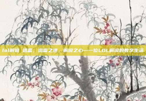lol解说 迅雷,迅雷之速,解说之心—一位LOL解说的数字生活