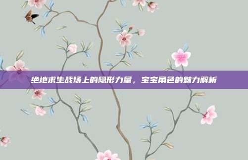 绝地求生战场上的隐形力量,宝宝角色的魅力解析