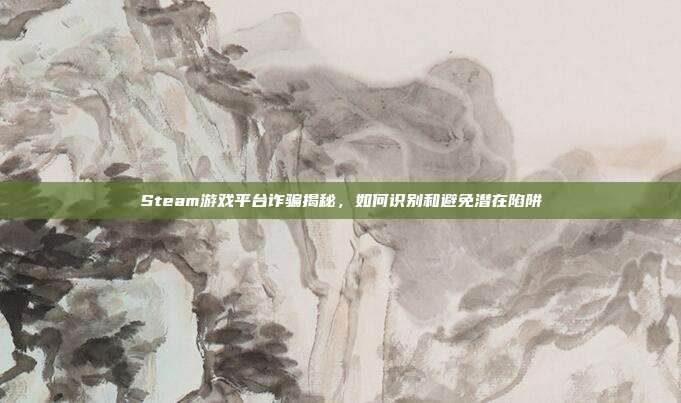 Steam游戏平台诈骗揭秘,如何识别和避免潜在陷阱
