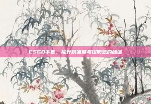 CSGO手套,提升精准度与控制感的秘密