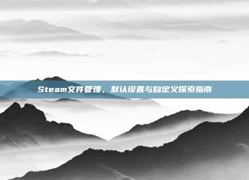 Steam文件管理,默认设置与自定义探索指南