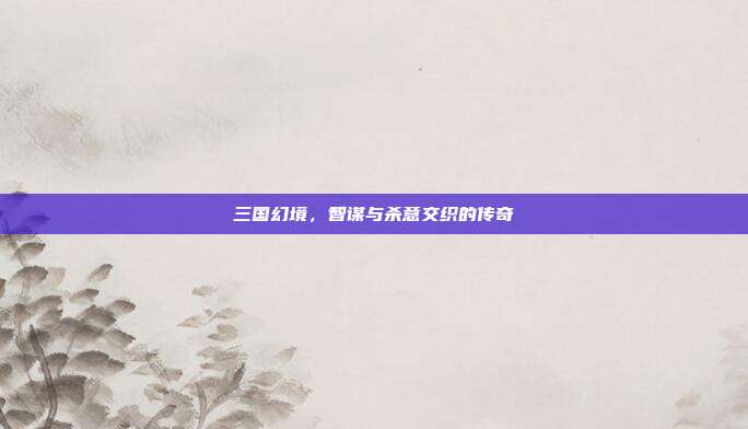 三国幻境,智谋与杀意交织的传奇