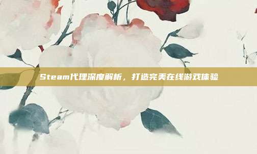 Steam代理深度解析,打造完美在线游戏体验