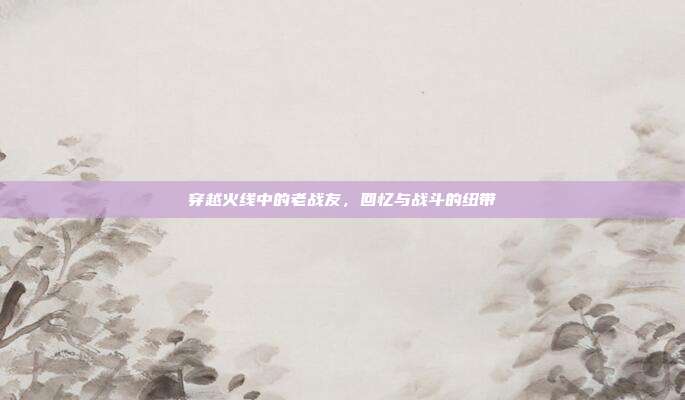 穿越火线中的老战友,回忆与战斗的纽带