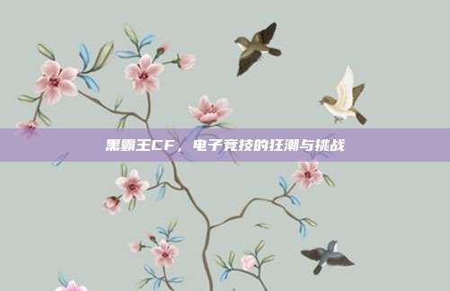 黑霸王CF,电子竞技的狂潮与挑战