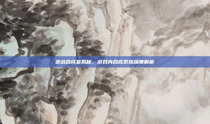 逆战合成室揭秘,游戏内合成系统深度解析