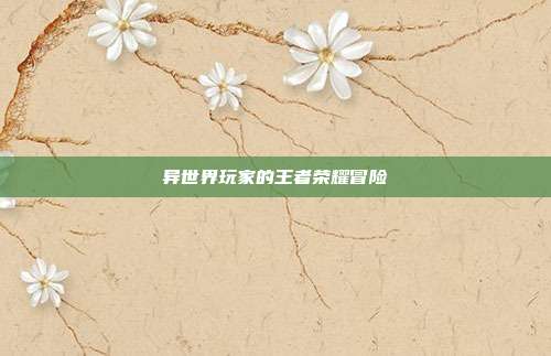 异世界玩家的王者荣耀冒险