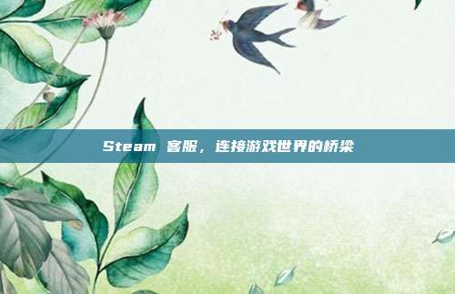 Steam 客服,连接游戏世界的桥梁