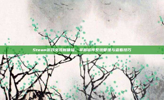 Steam游戏交流新体验,掌握信件系统管理与查看技巧
