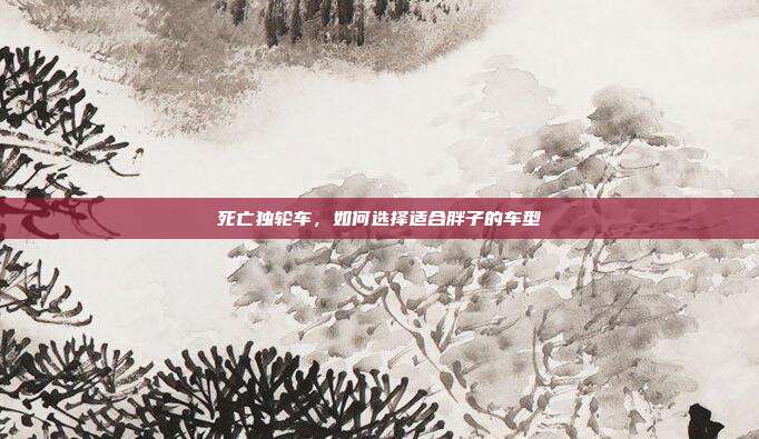 死亡独轮车,如何选择适合胖子的车型