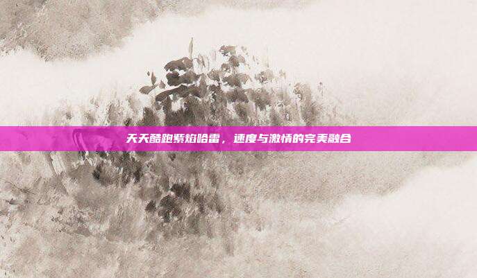 天天酷跑紫焰哈雷,速度与激情的完美融合