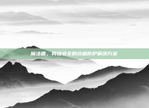 魔法盾,网络安全的终极防护解决方案