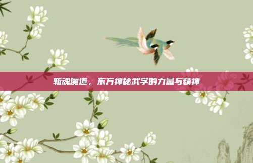 斩魂魔道,东方神秘武学的力量与精神