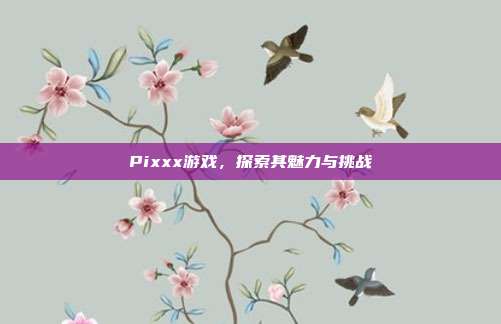 Pixxx游戏,探索其魅力与挑战