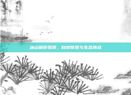 冰山破碎雪原,自然奇观与生态挑战