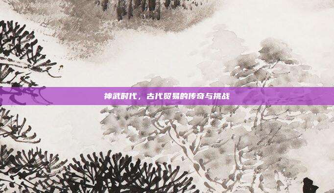 神武时代,古代贸易的传奇与挑战