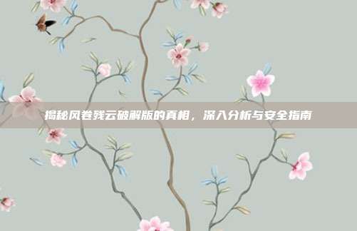 揭秘风卷残云破解版的真相,深入分析与安全指南