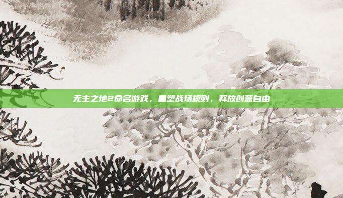 无主之地2命名游戏,重塑战场规则,释放创意自由