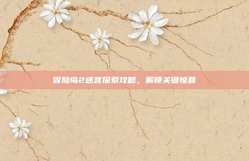 冒险岛2迷宫探索攻略,解锁关键惊喜