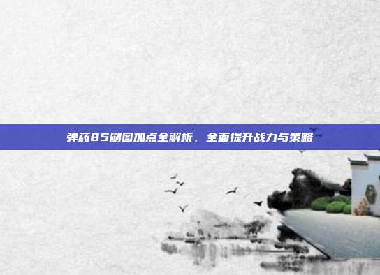 弹药85刷图加点全解析,全面提升战力与策略