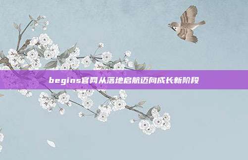 begins官网从落地启航迈向成长新阶段