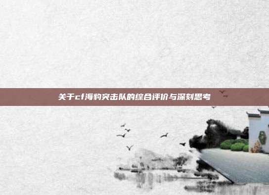 关于cf海豹突击队的综合评价与深刻思考