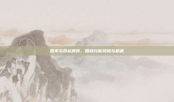 胜率与命运博弈,回档分析风险与机遇