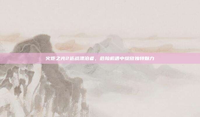 火炬之光2近战漂泊者,危险机遇中绽放独特魅力