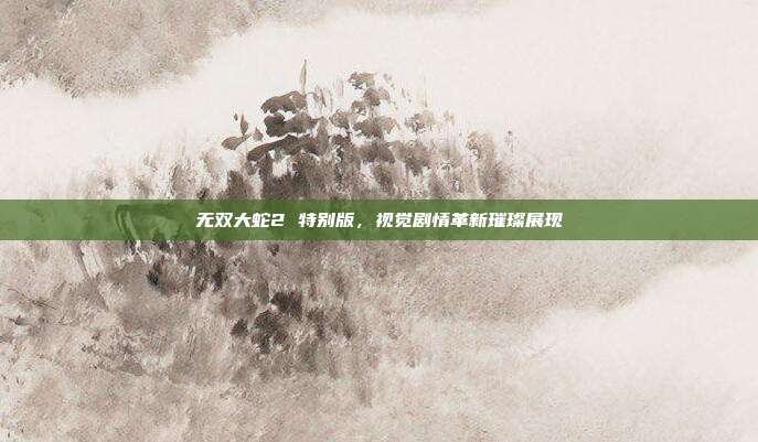 无双大蛇2 特别版,视觉剧情革新璀璨展现