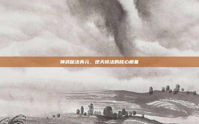 神武秘法真元,逆天修法的核心根基