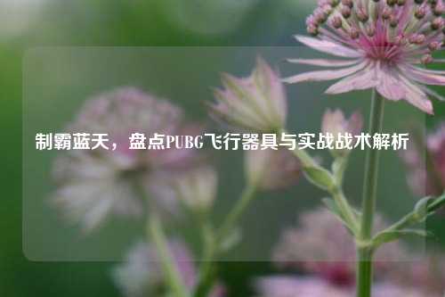 制霸蓝天,盘点PUBG飞行器具与实战战术解析